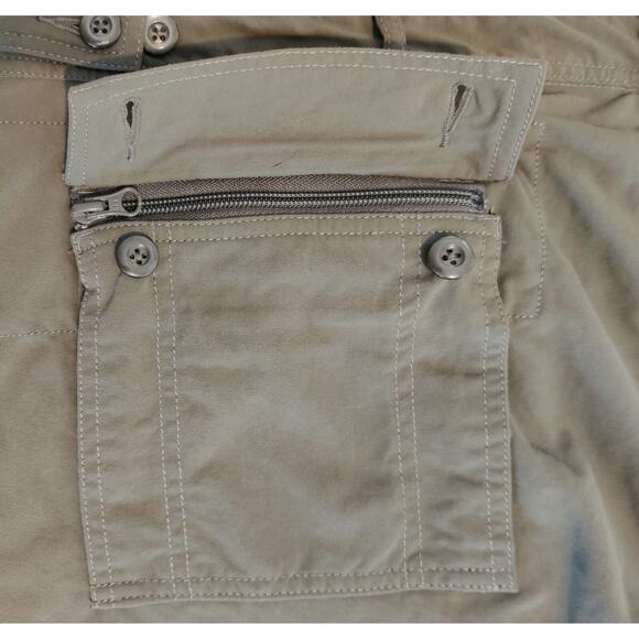Clothing Arts Mens P^Cubed Pickpocket Proof Travel Pants 42x31 Olive Adjustable - Picture 8 of 11